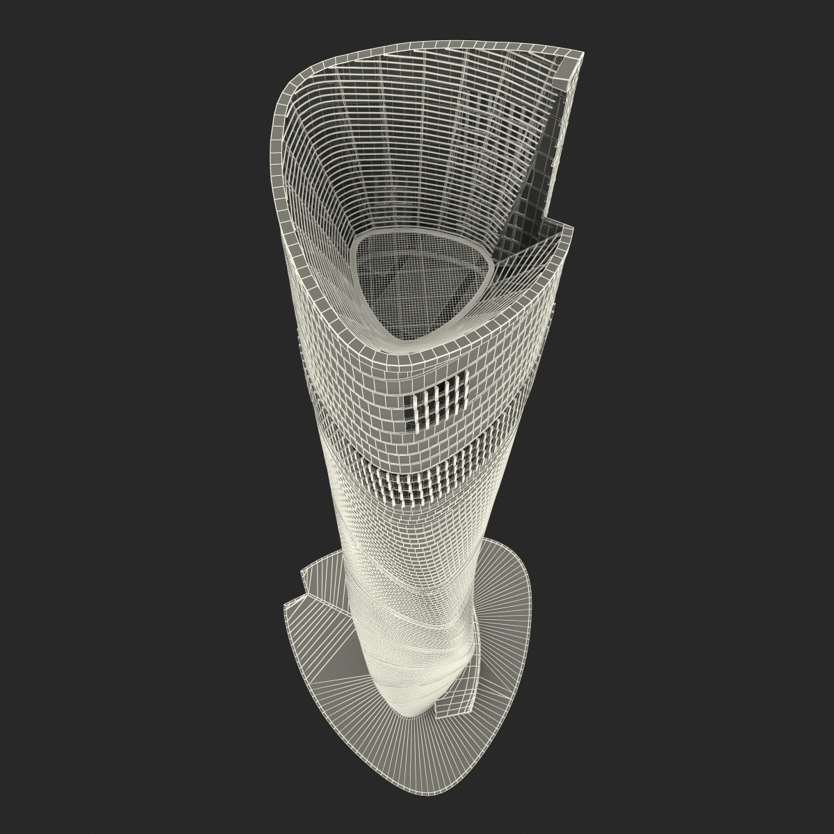 3D model Shanghai Tower China