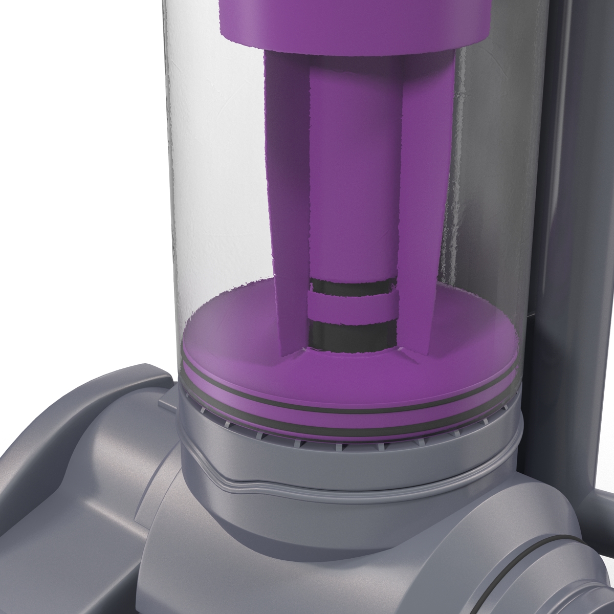 3D model Stand Up Vacuum Cleaner Violet