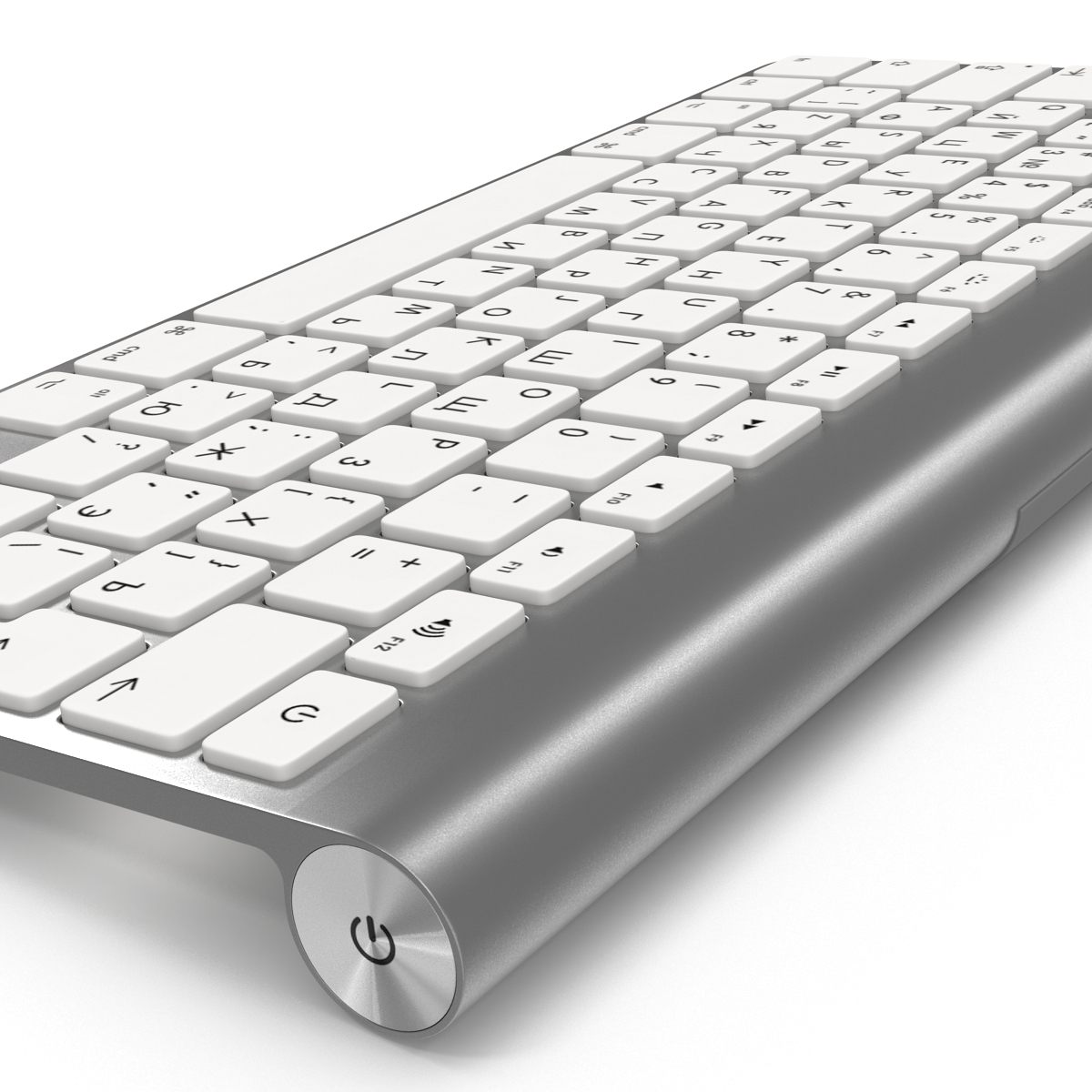 3D Apple Wireless Keyboard model