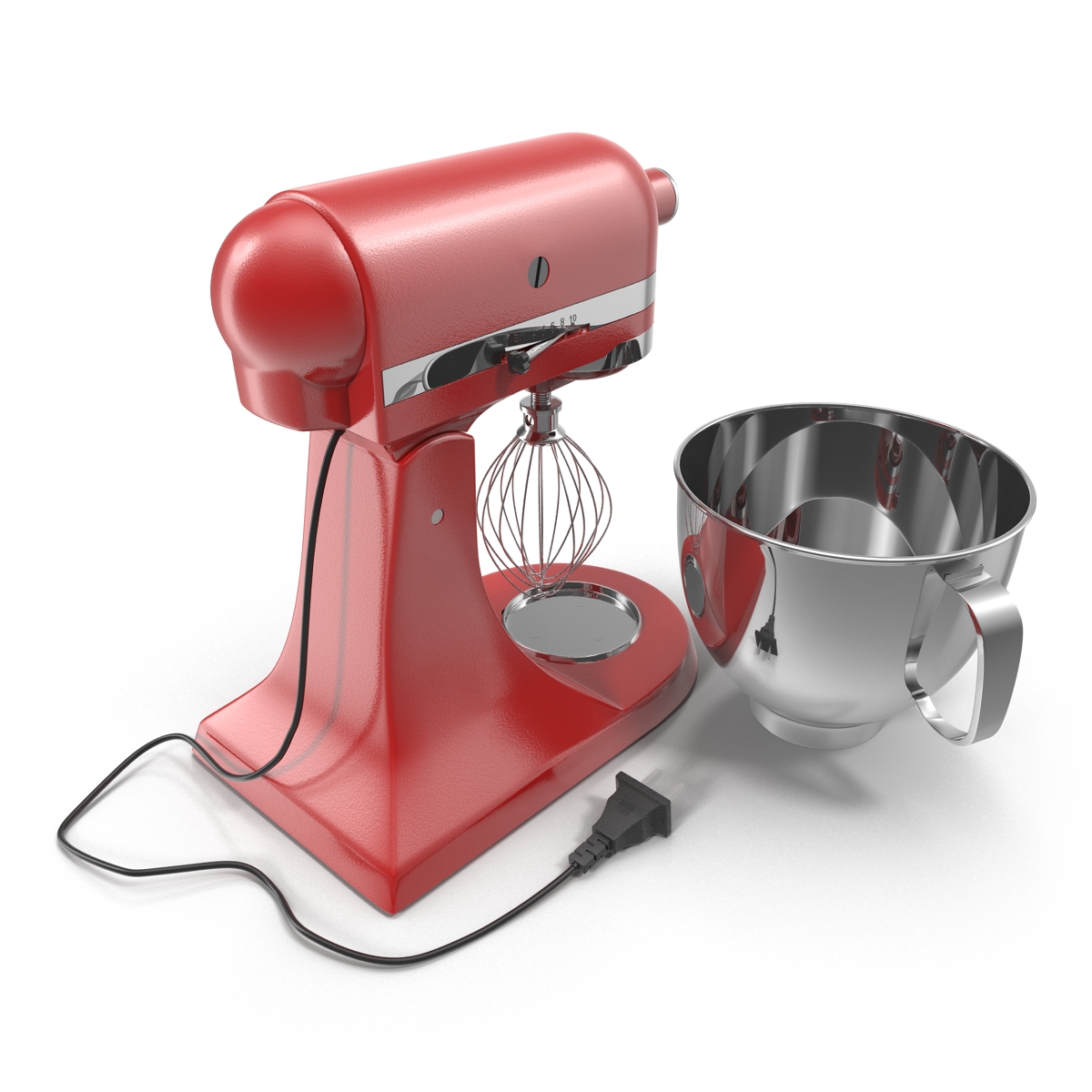 3D model Stand Mixer Red