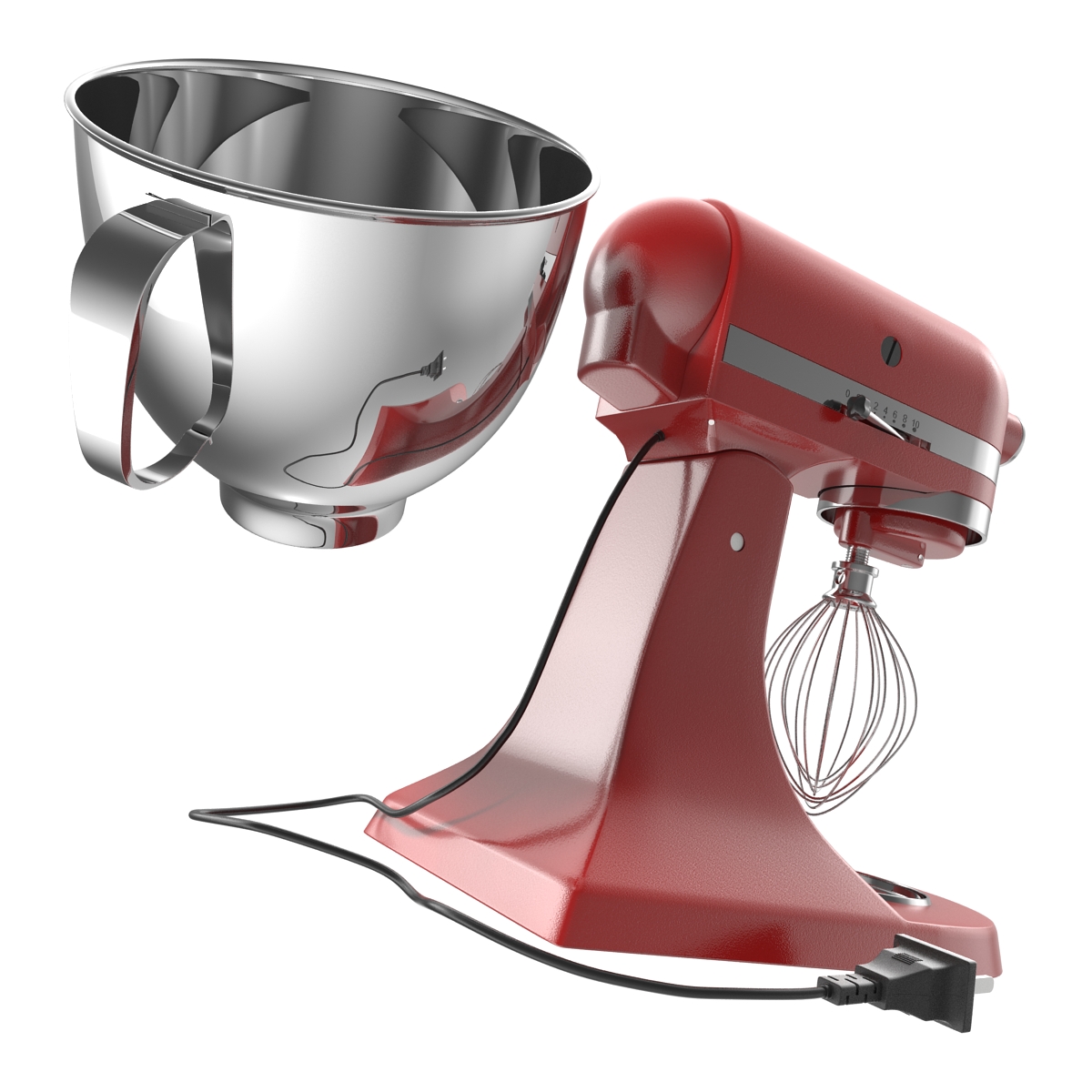 3D model Stand Mixer Red