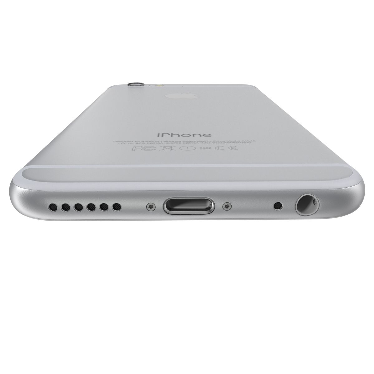 3D model iPhone 6 Silver