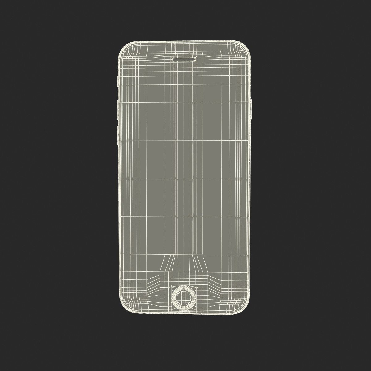 3D model iPhone 6 Silver