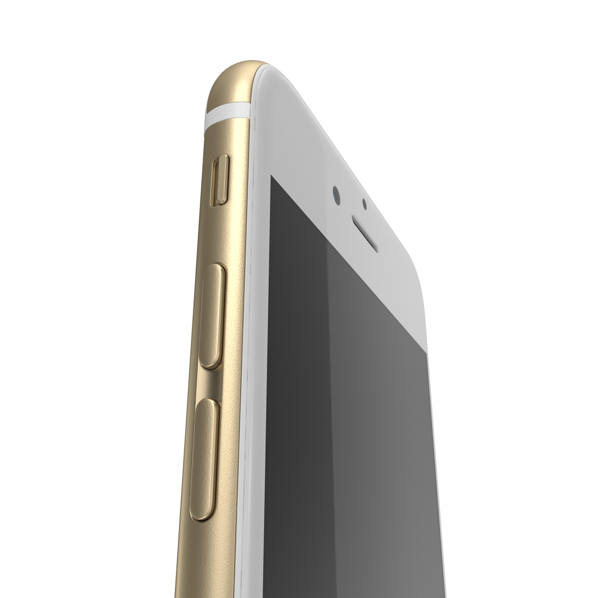 3D iPhone 6 Gold model