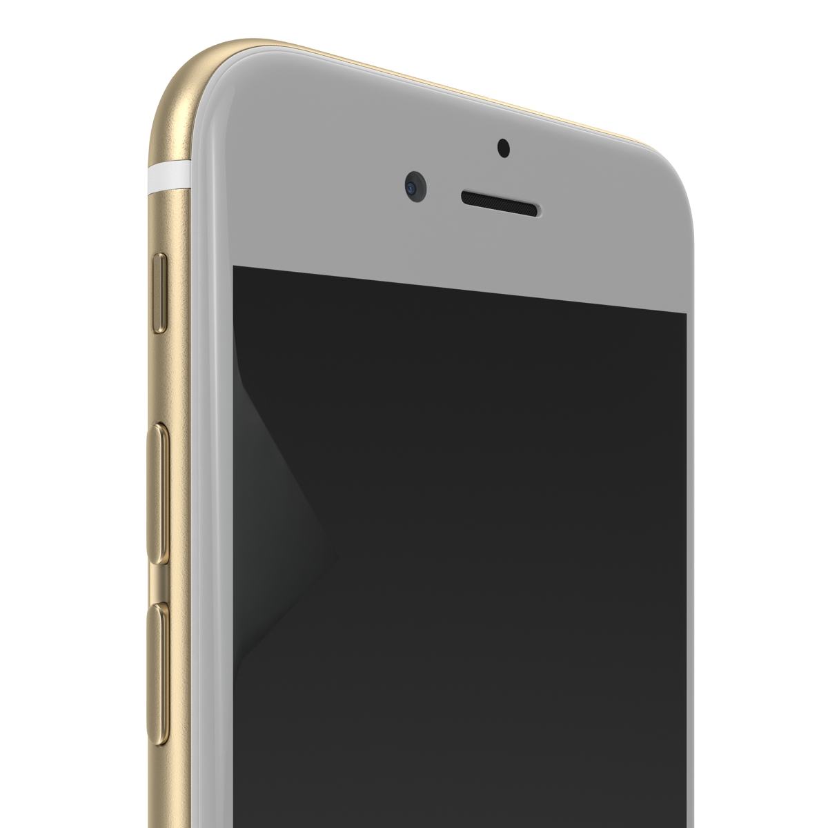 3D model iPhone 6 Gold 2