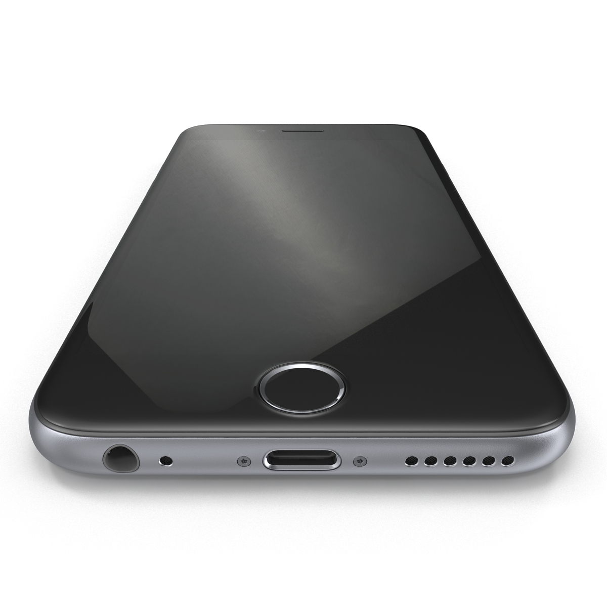 3D iPhone 6 Space Gray 2