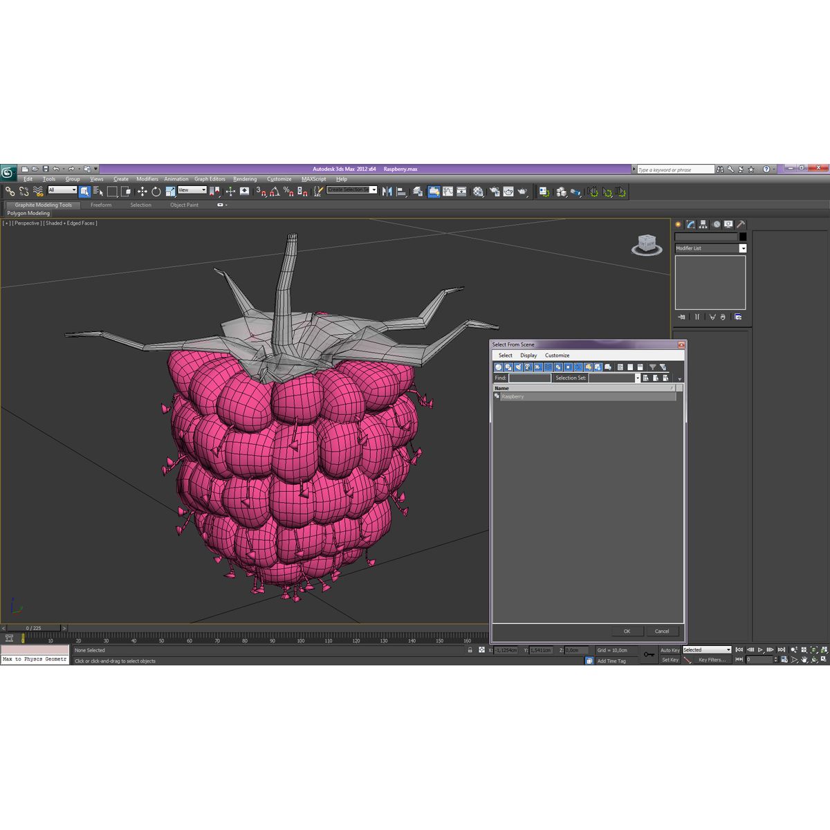 Raspberry 3D model