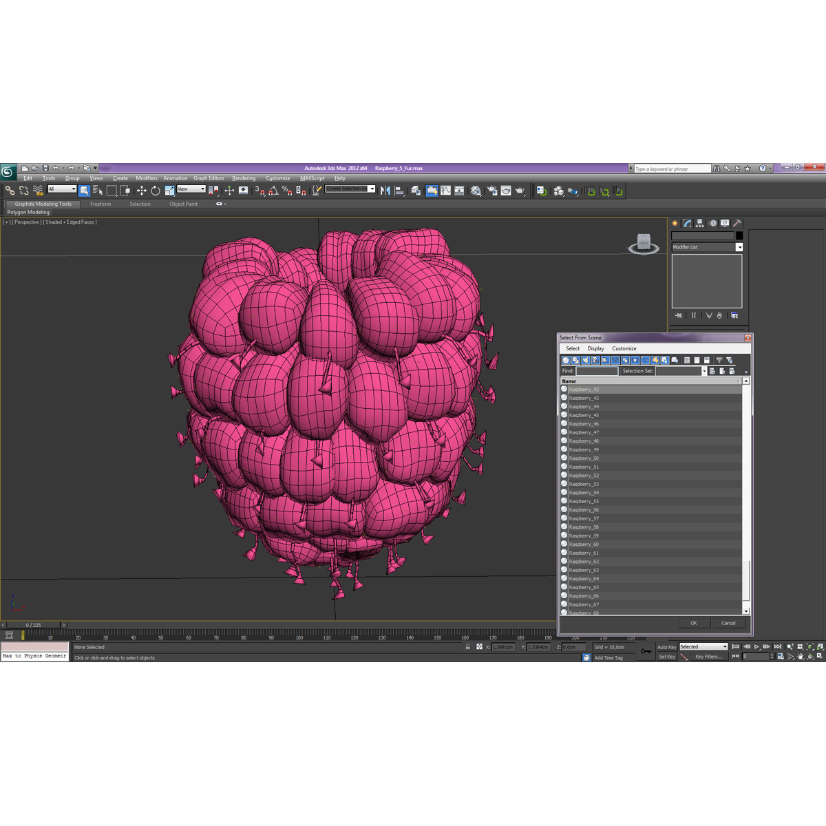 3D model Raspberry 5 with Fur