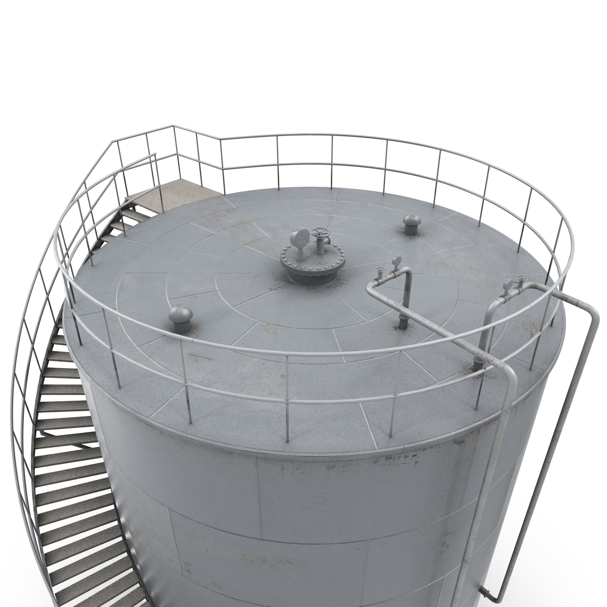 3D Oil Storage Tank