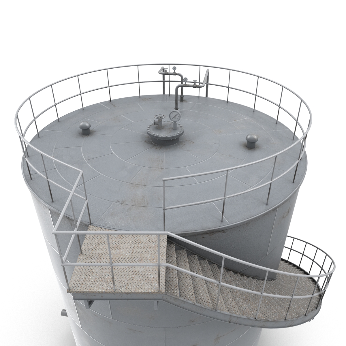 3D Oil Storage Tank