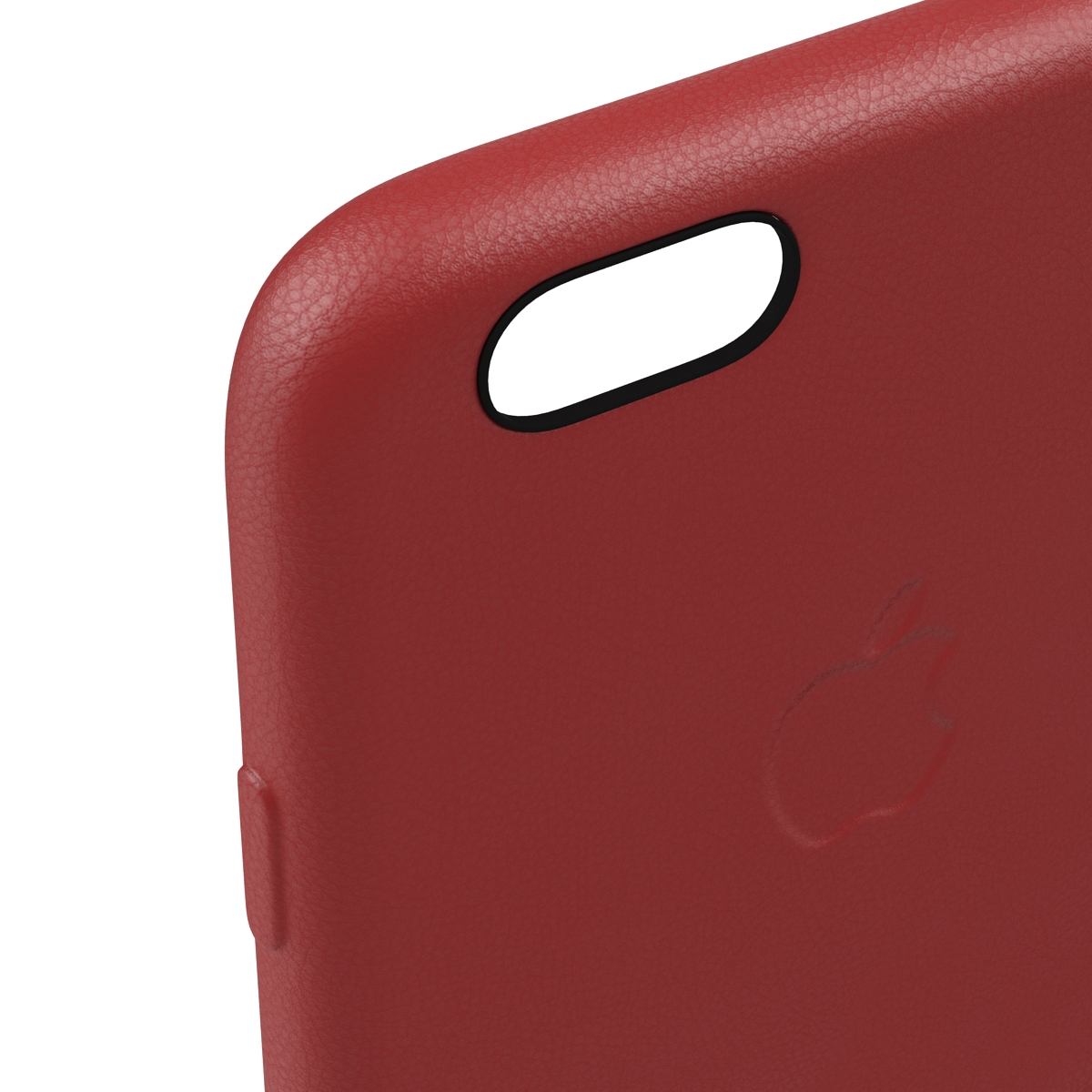 3D model iPhone 6 Leather Case Red