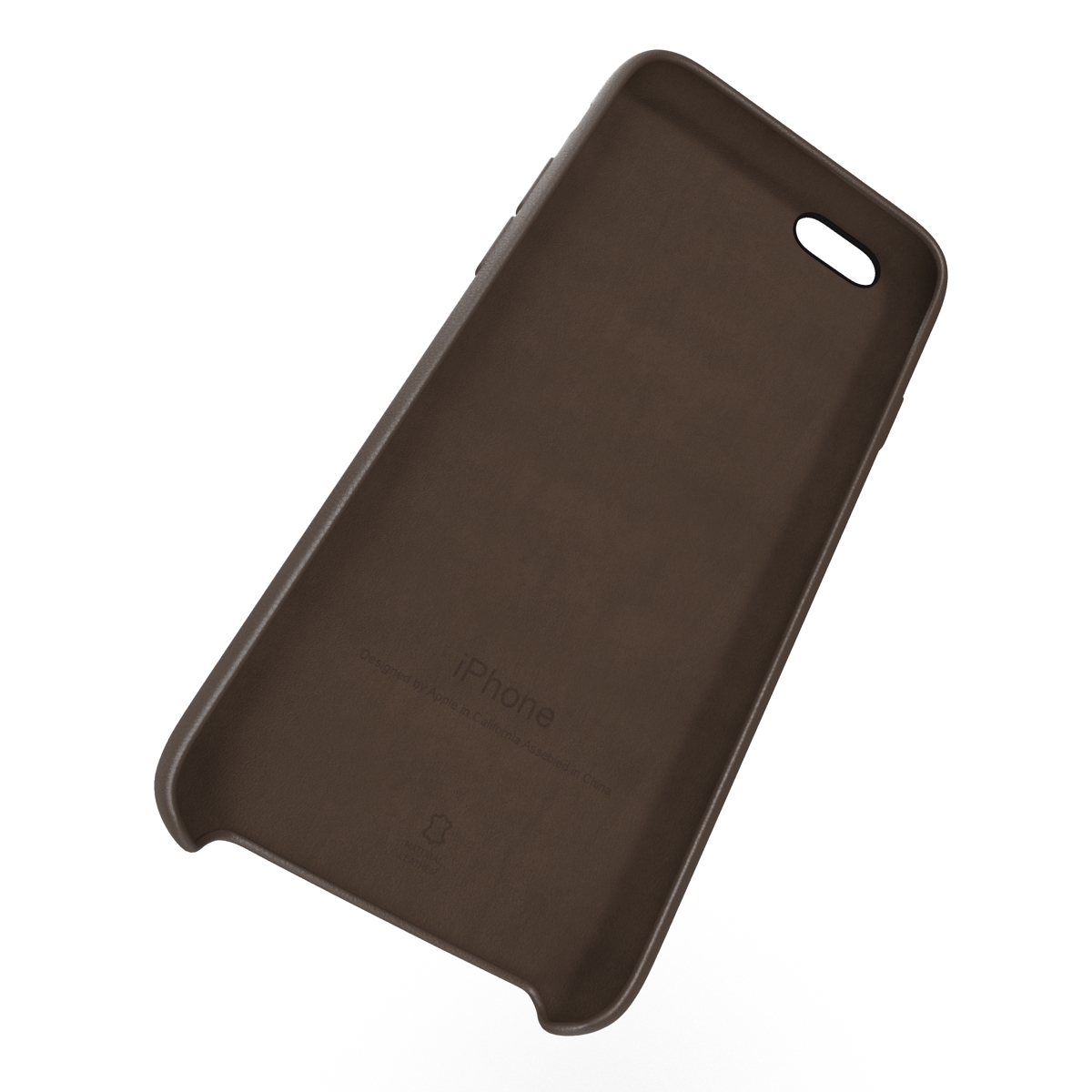 iPhone 6 Leather Case Brown 3D