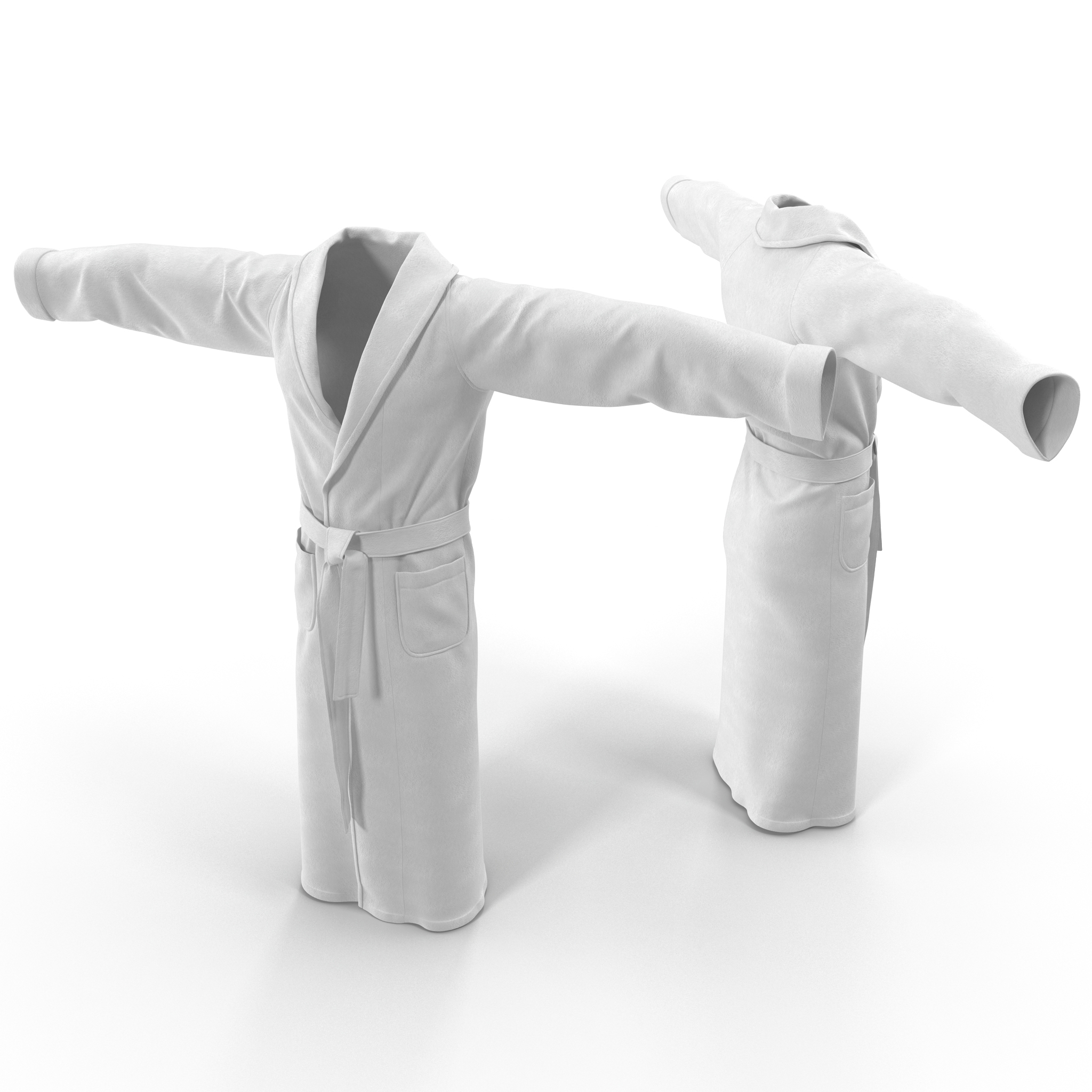 3D model Bathrobe T Pose