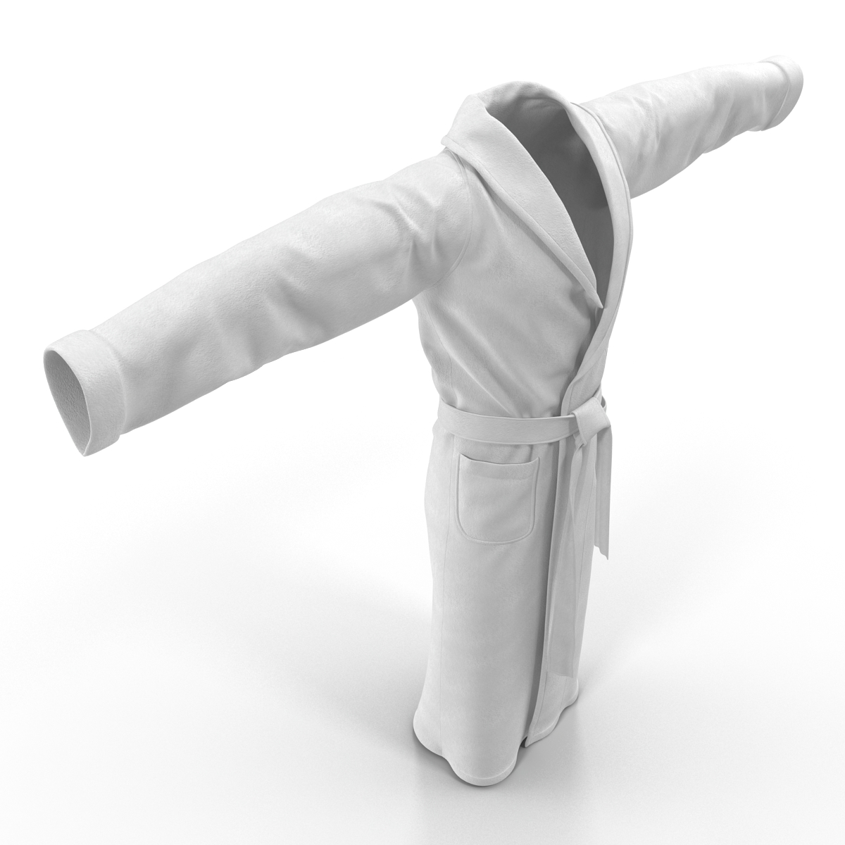 3D model Bathrobe T Pose