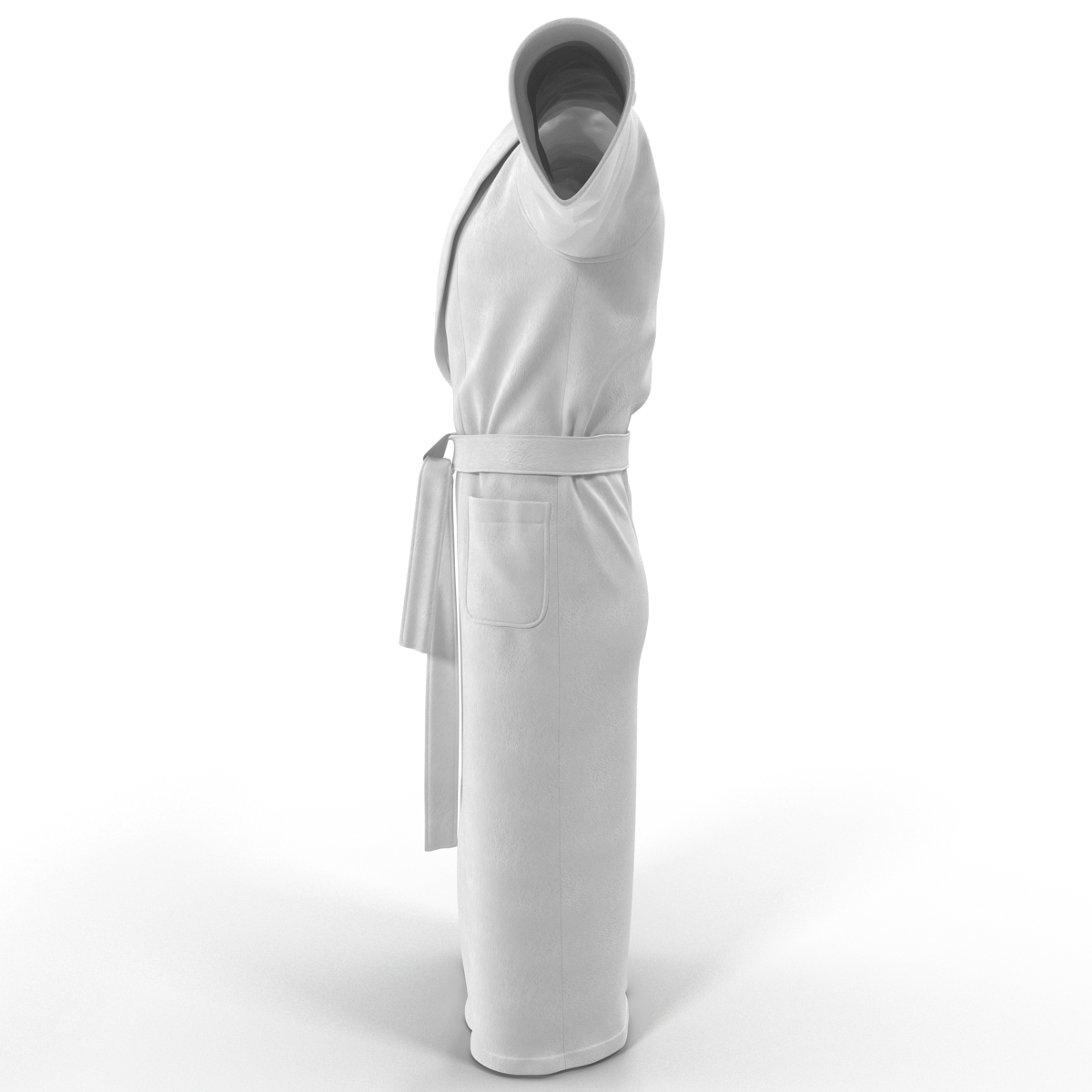 3D model Bathrobe T Pose