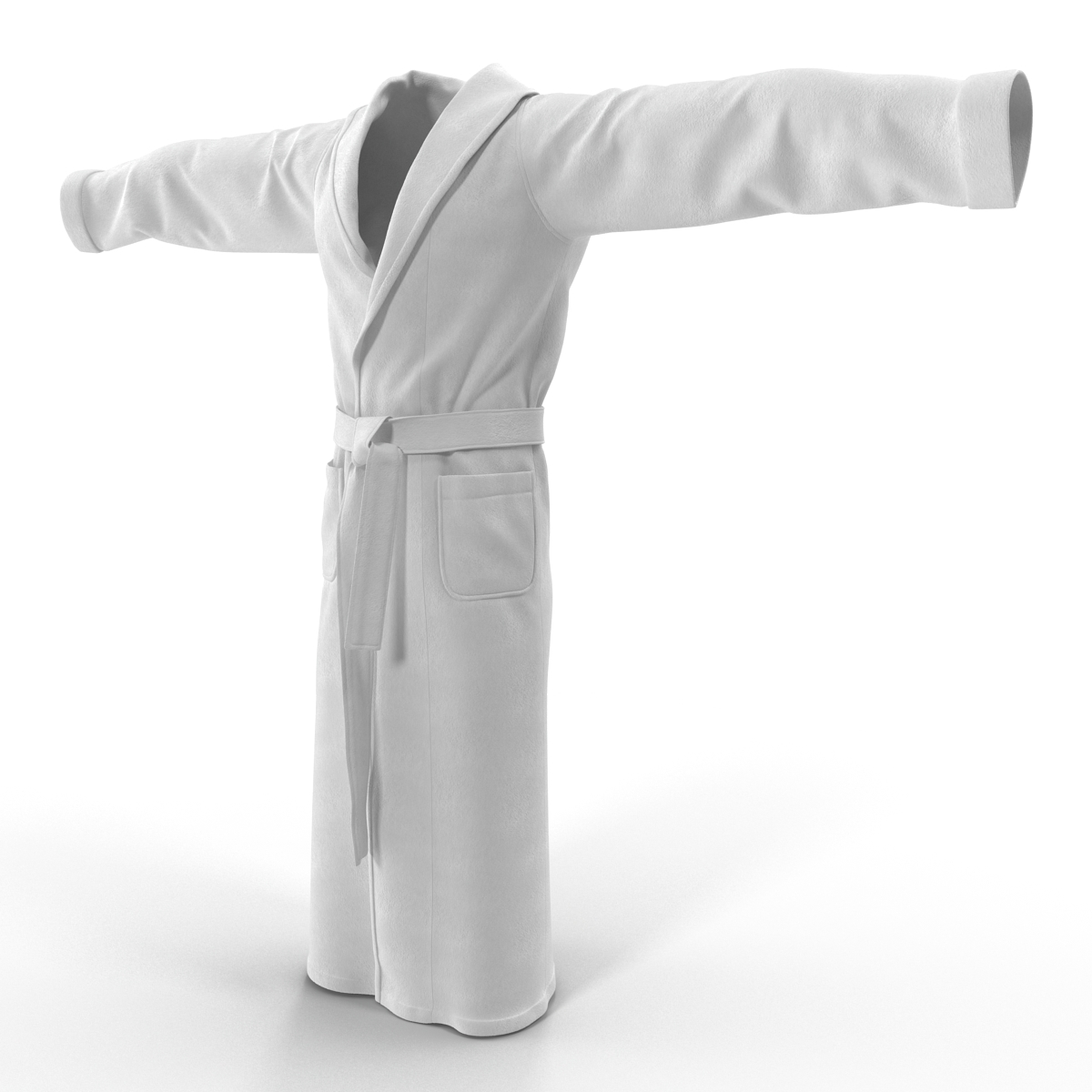 3D model Bathrobe T Pose