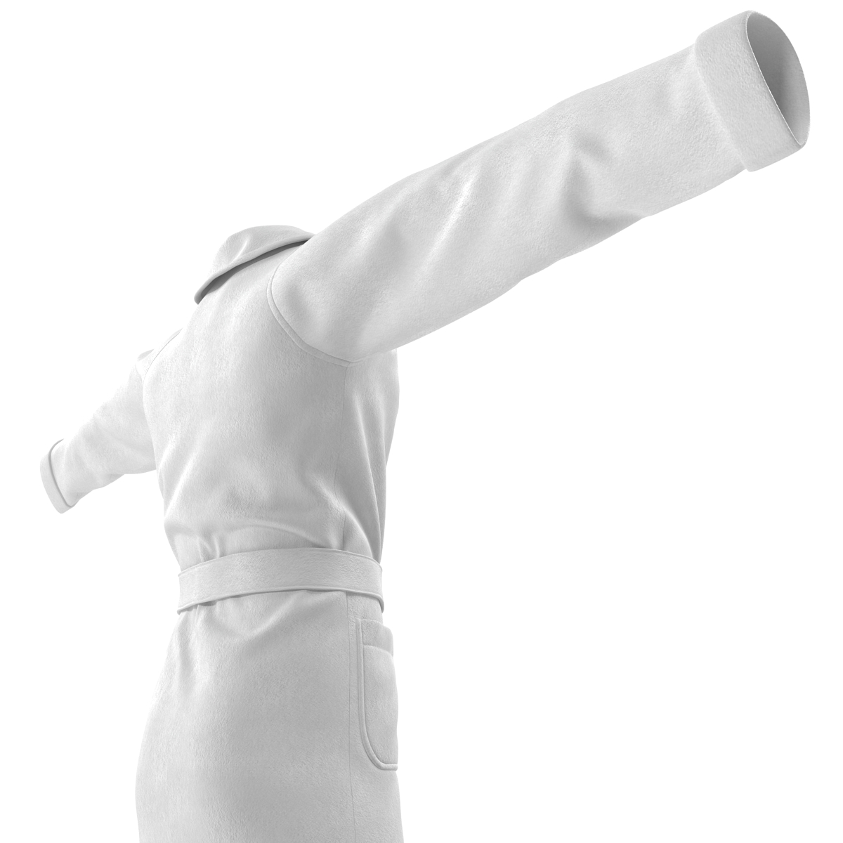 3D model Bathrobe T Pose