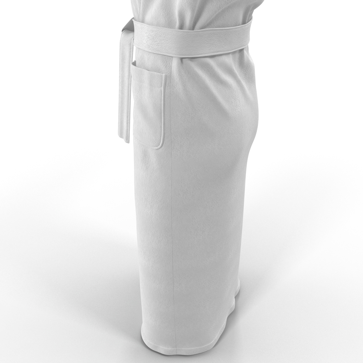 3D model Bathrobe T Pose