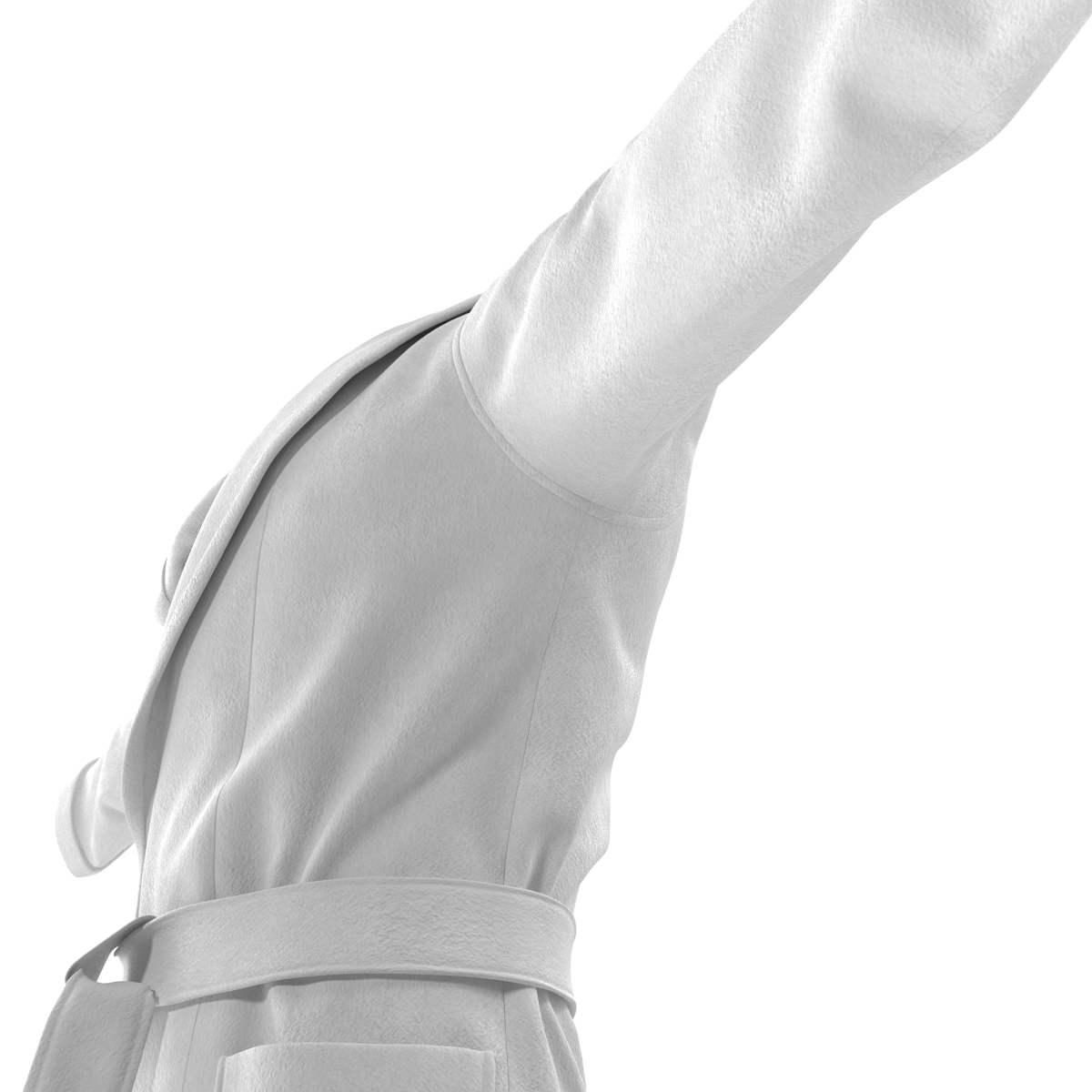 3D model Bathrobe T Pose