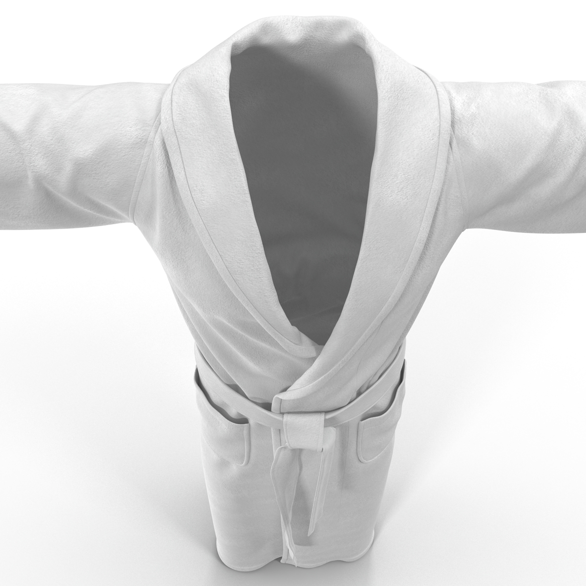 3D model Bathrobe T Pose