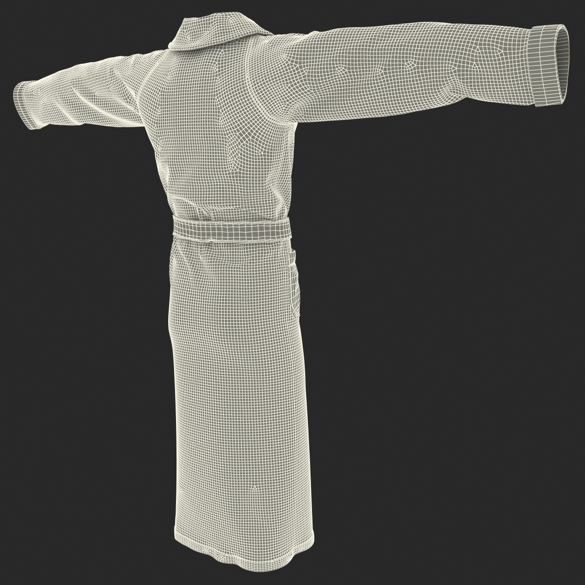 3D model Bathrobe T Pose