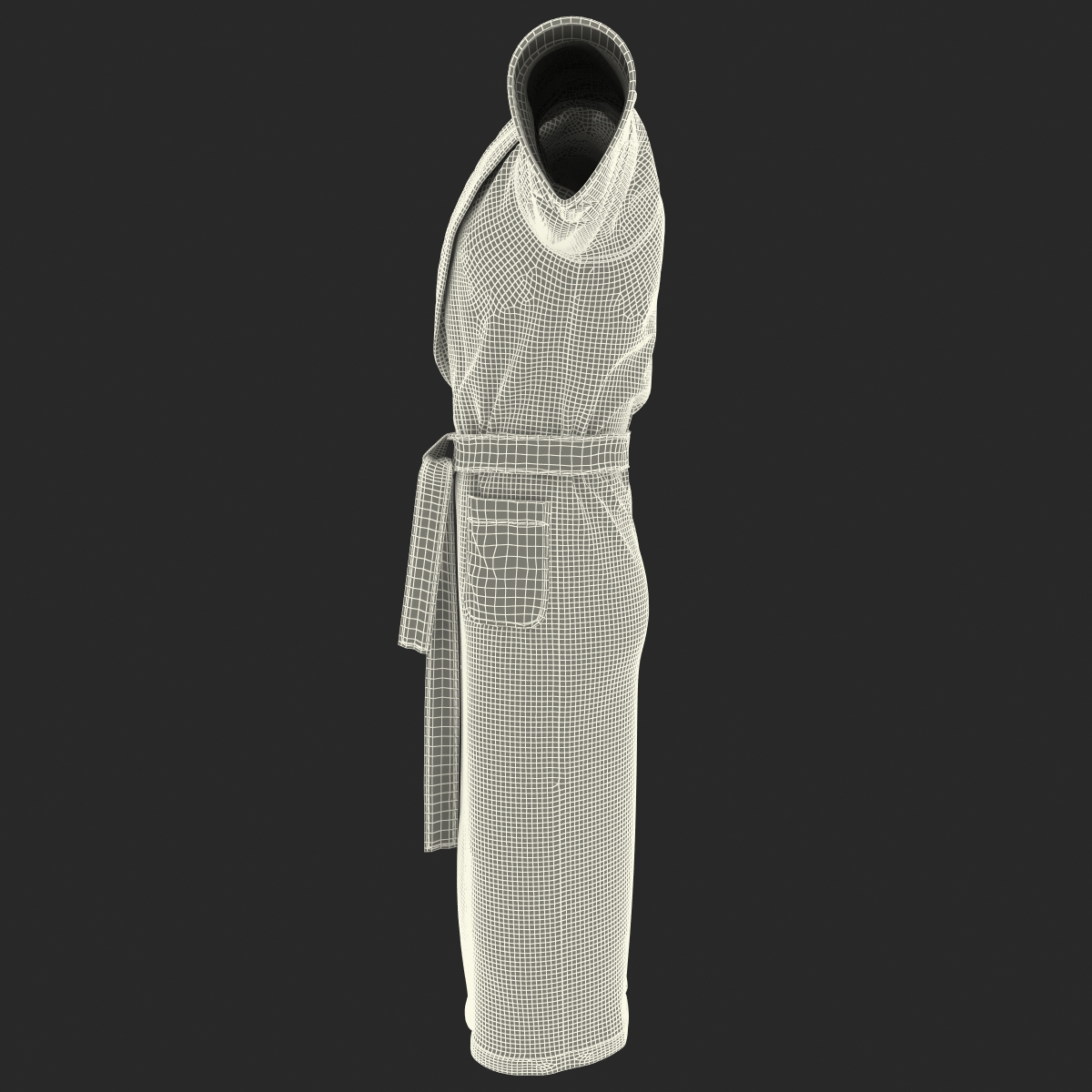 3D model Bathrobe T Pose