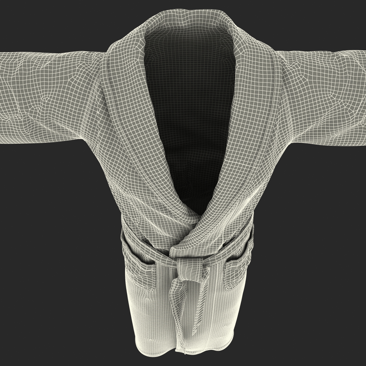 3D model Bathrobe T Pose