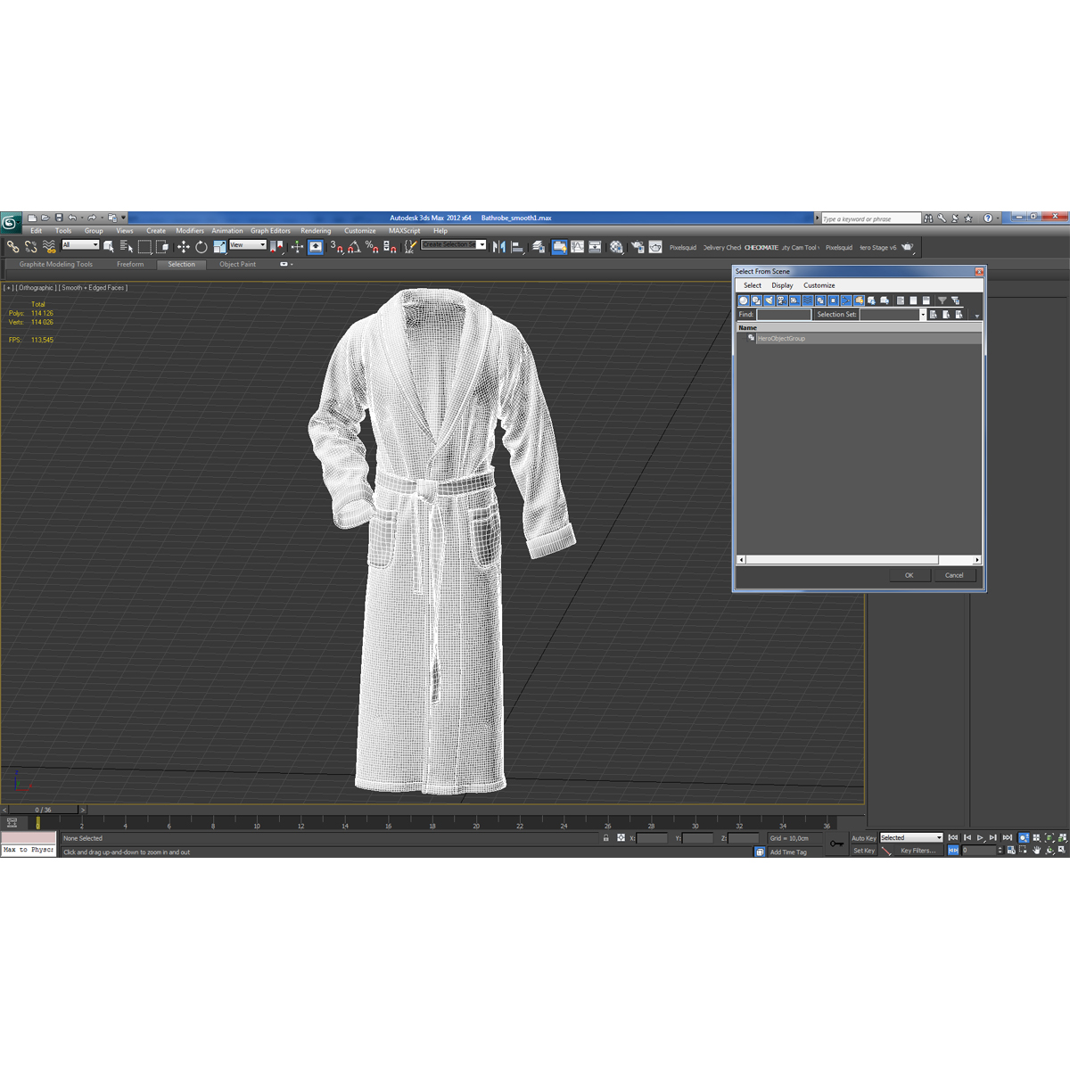 3D model Bathrobe