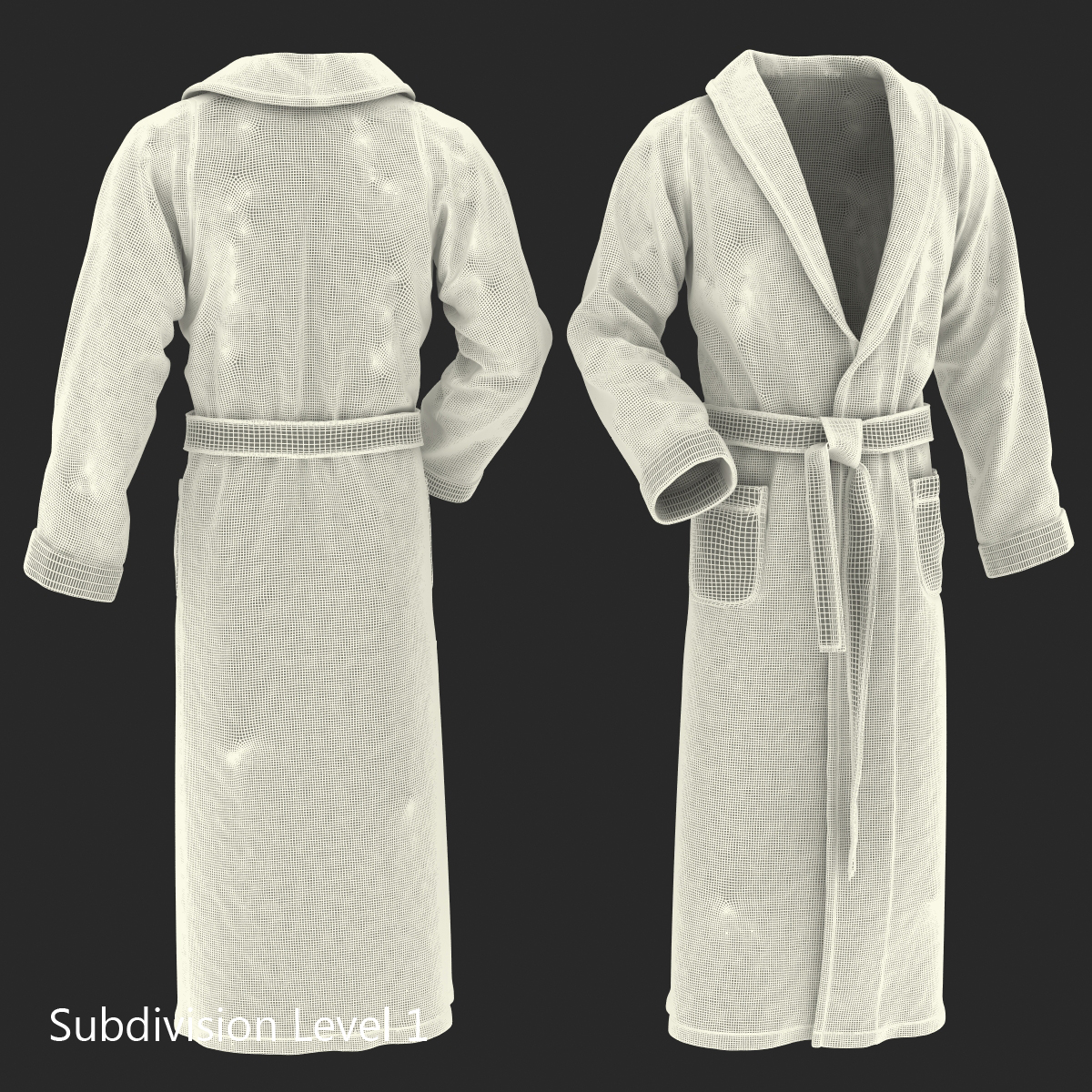 3D model Bathrobe