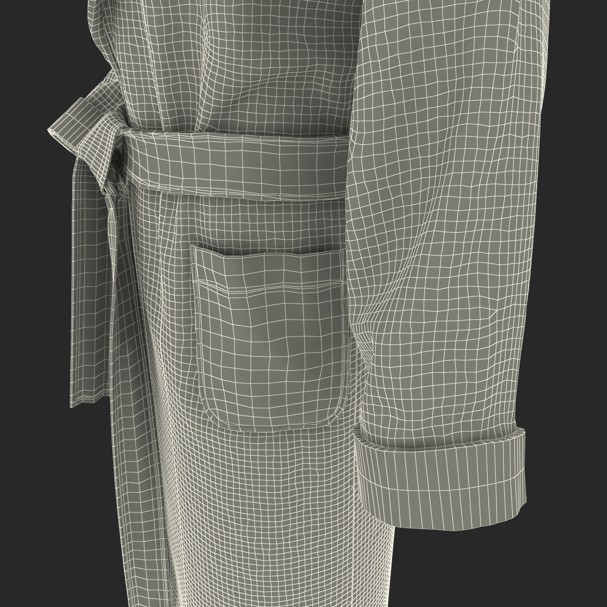 3D model Bathrobe