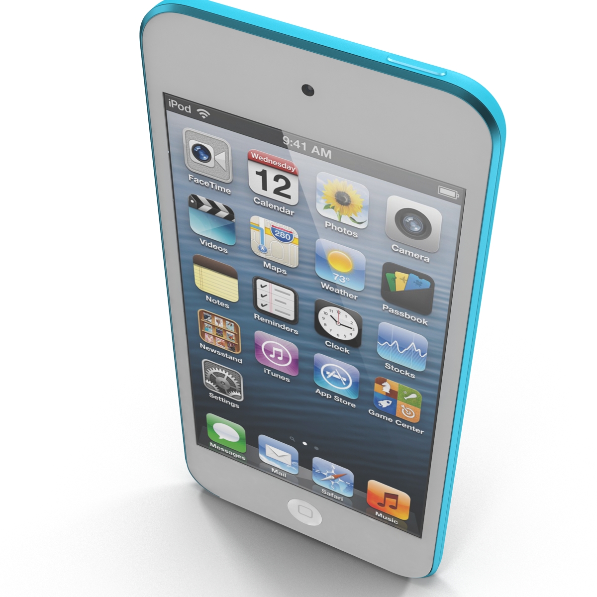 3D model iPod Touch Blue