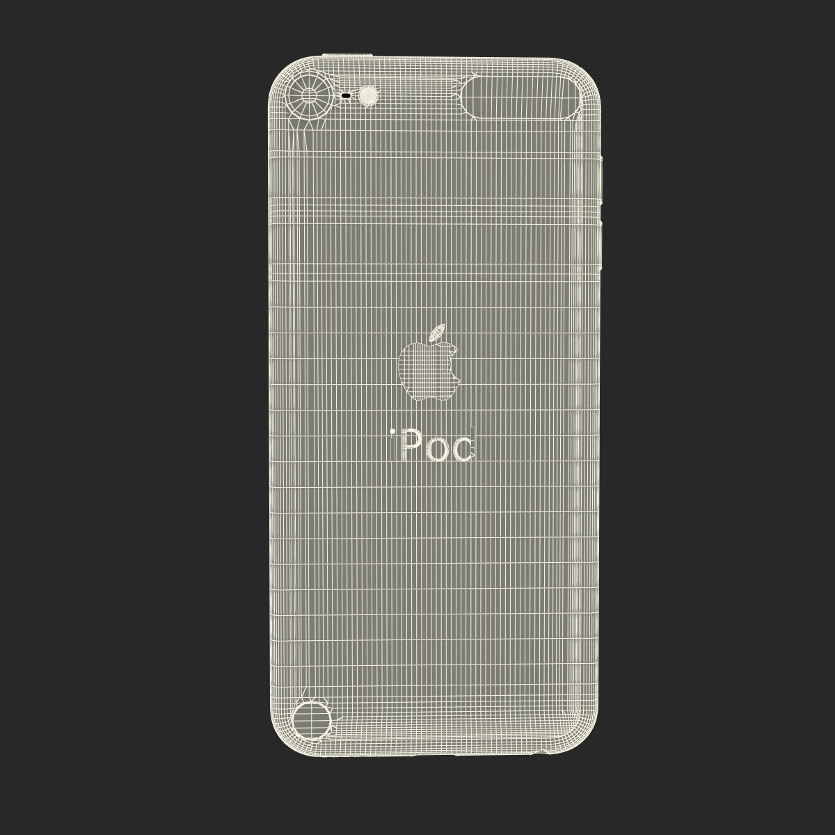 3D iPod Touch Space Gray