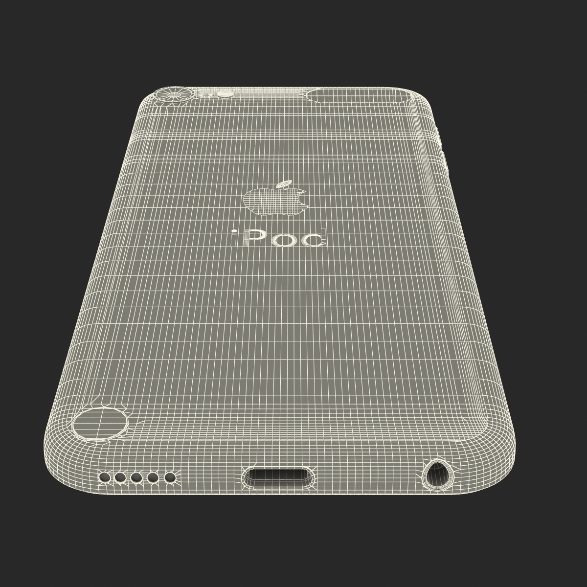 3D iPod Touch Space Gray