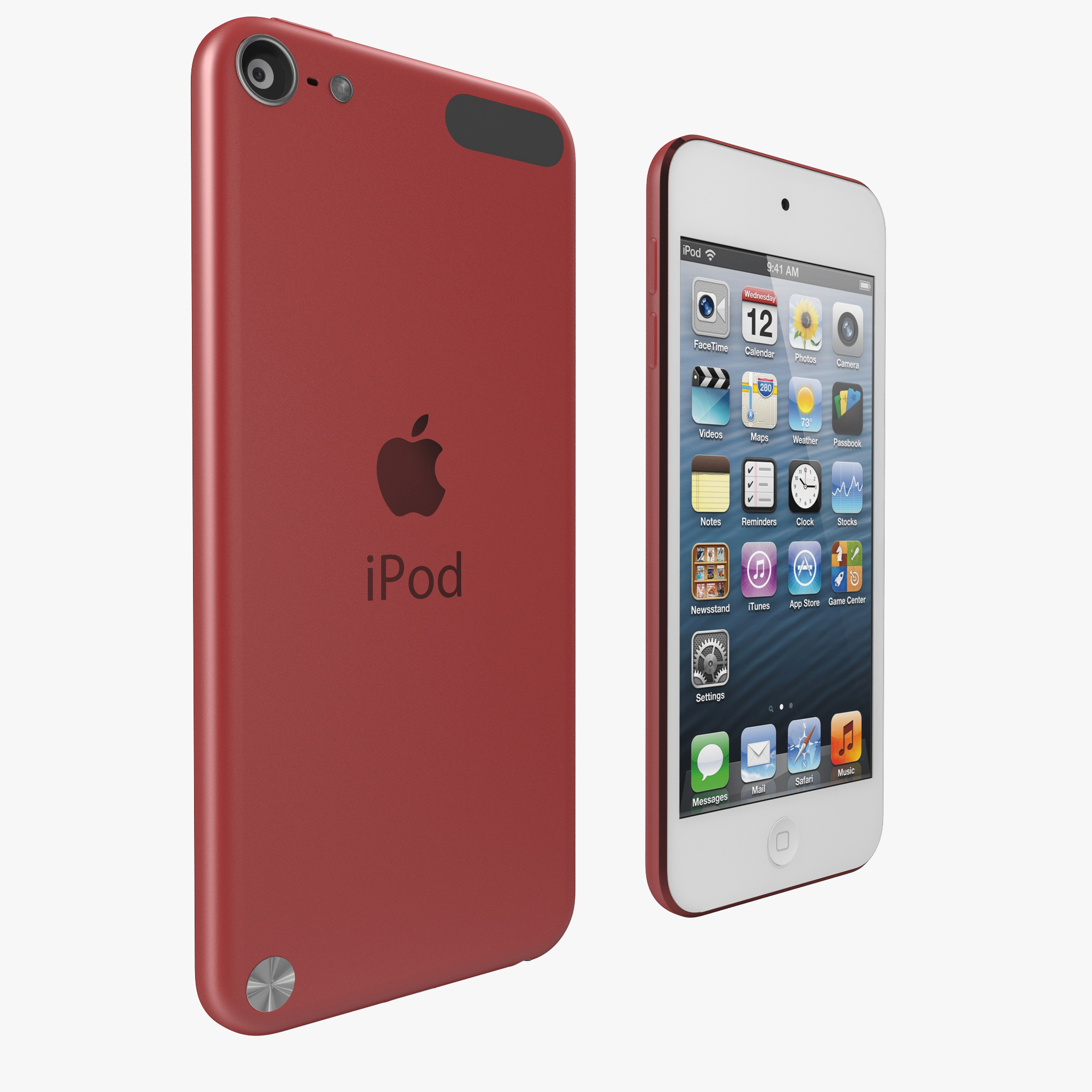 iPod Touch Red 3D model