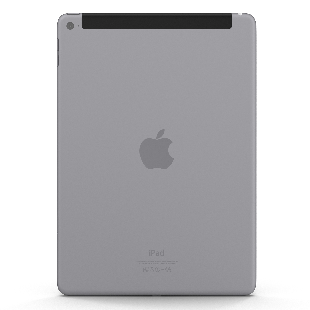 iPad Air 2 3G Space Gray 3D model