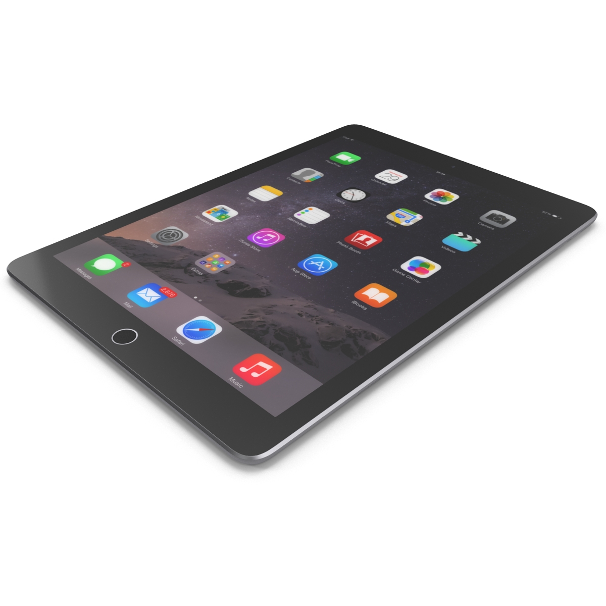 3D iPad Air 2 3G Space Gray 2