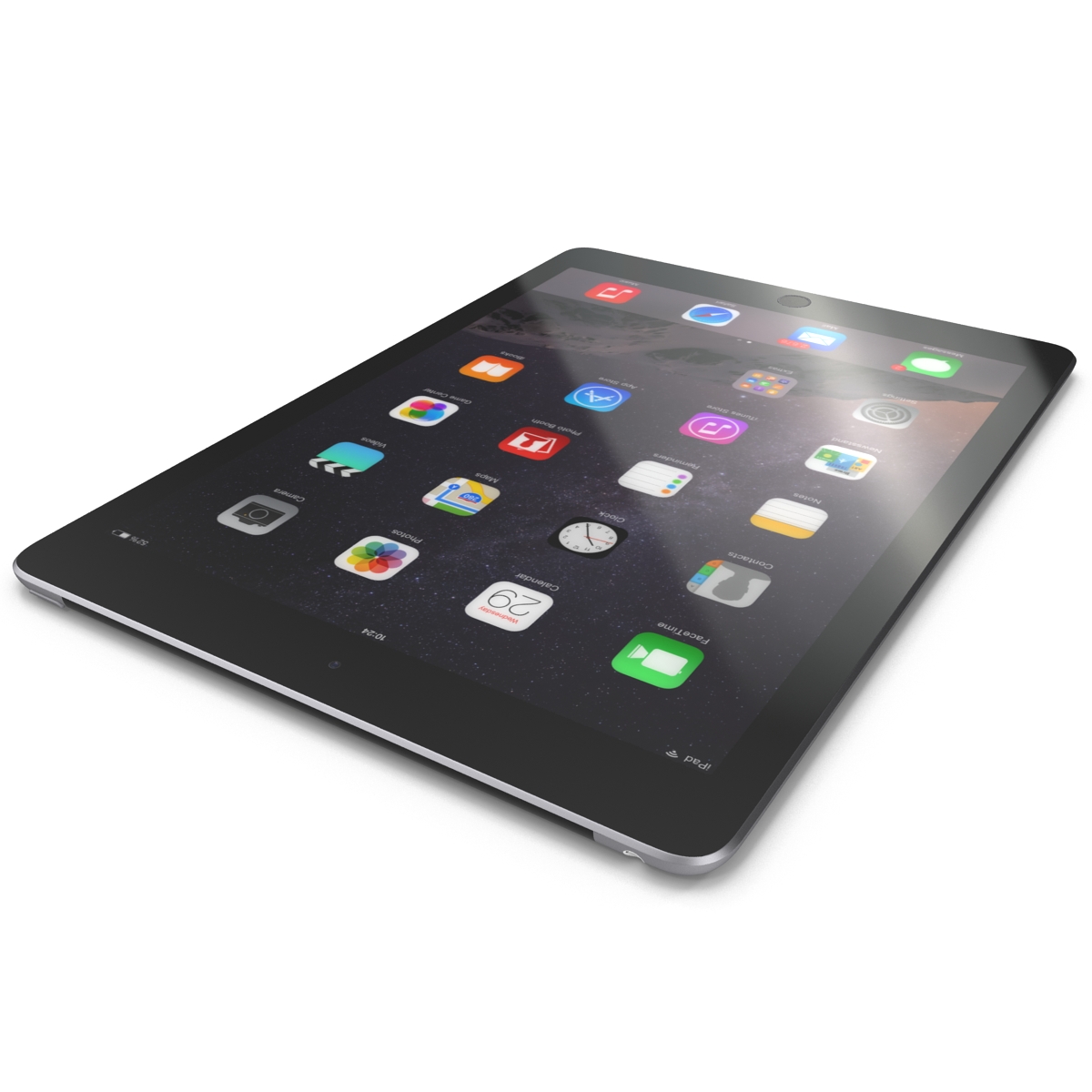 3D iPad Air 2 3G Space Gray 2