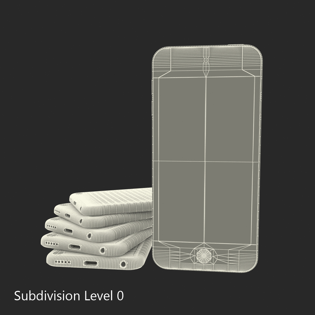 iPod Touch Set 3D model