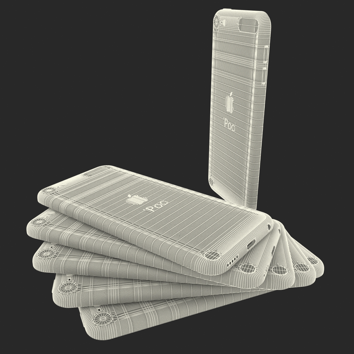 iPod Touch Set 3D model