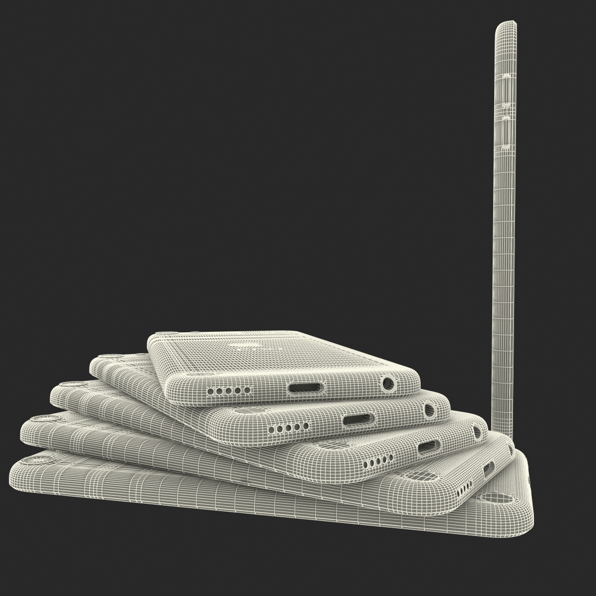 iPod Touch Set 3D model