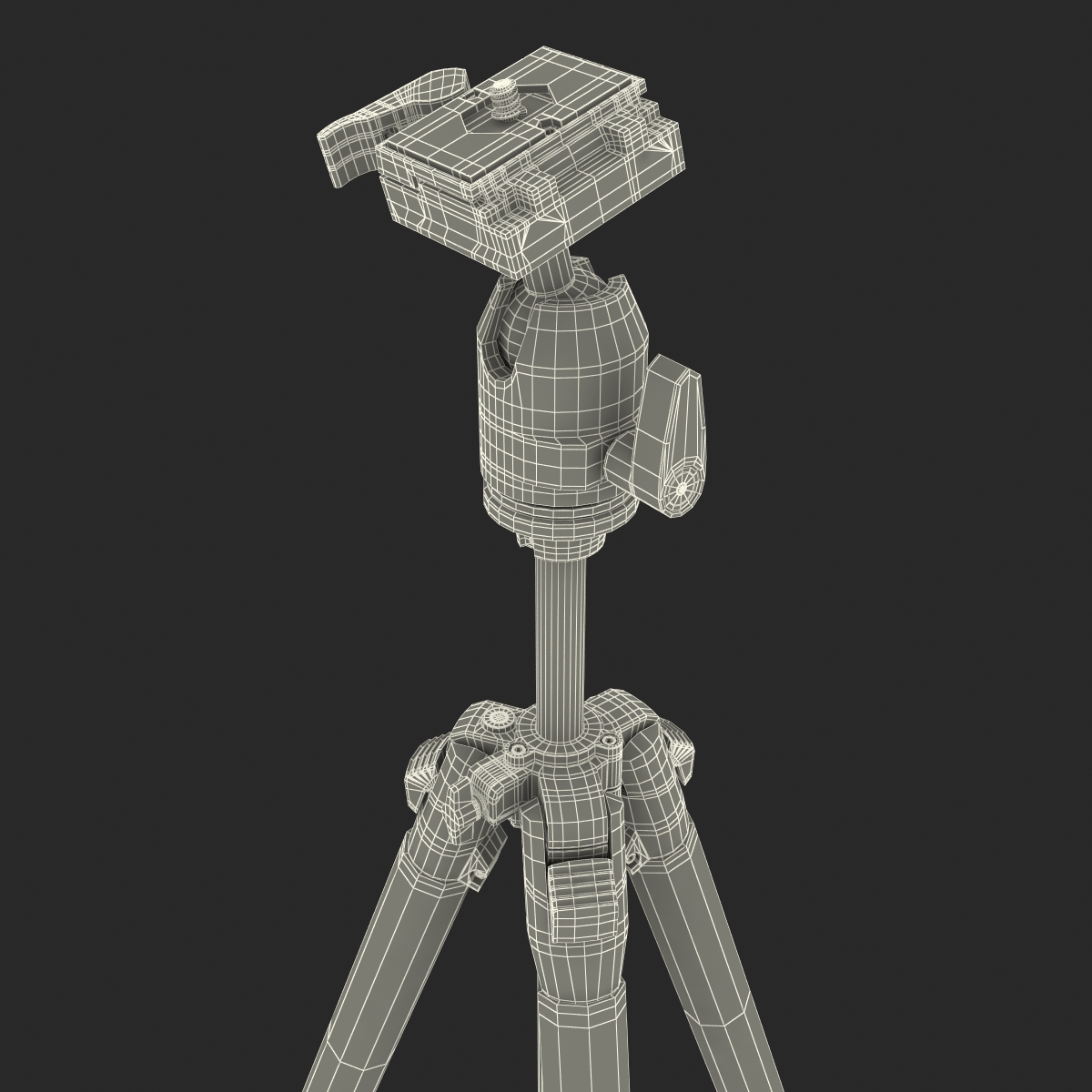 3D Camera Tripod model