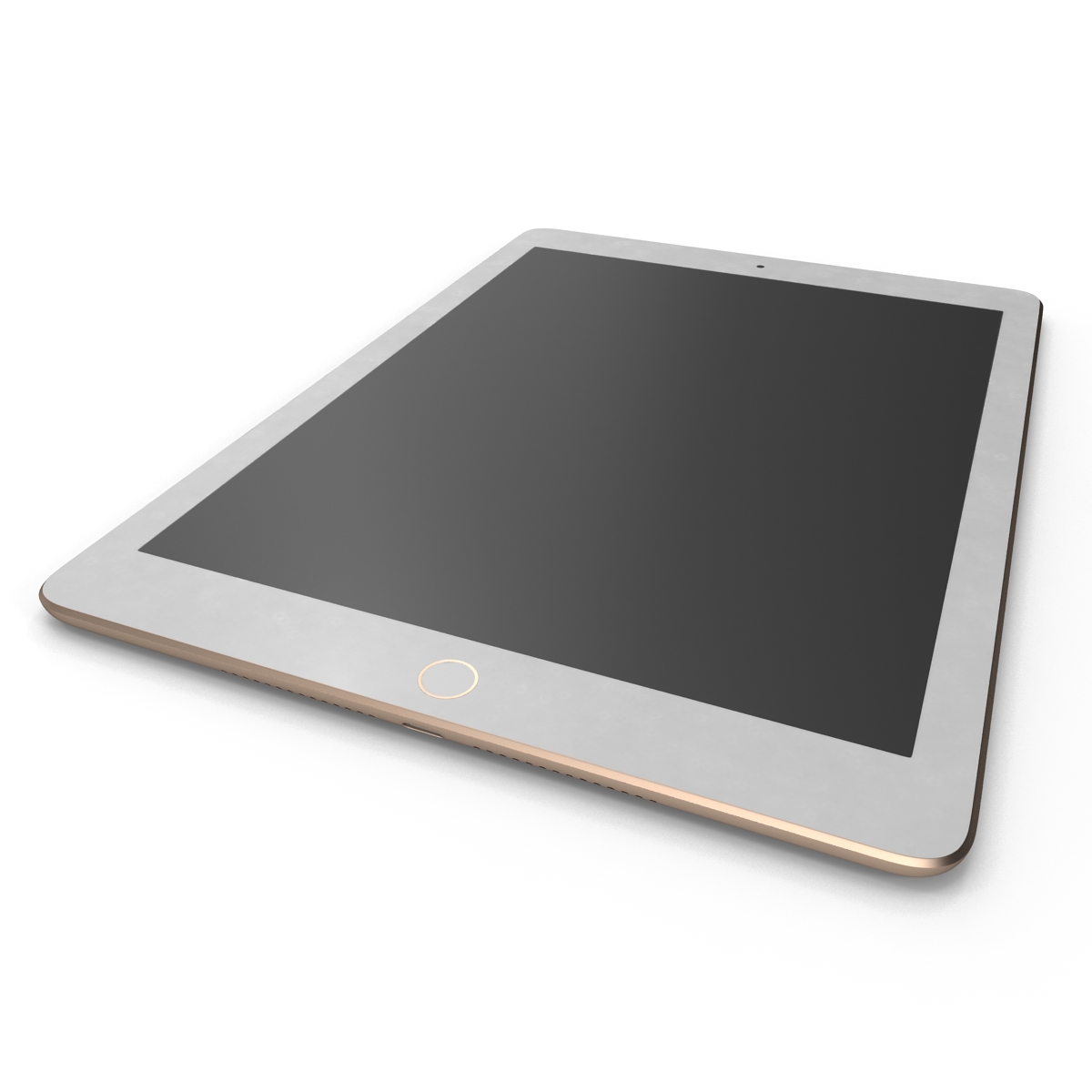 3D model iPad Air 2 Gold