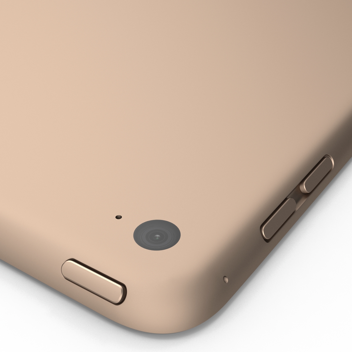 3D model iPad Air 2 Gold