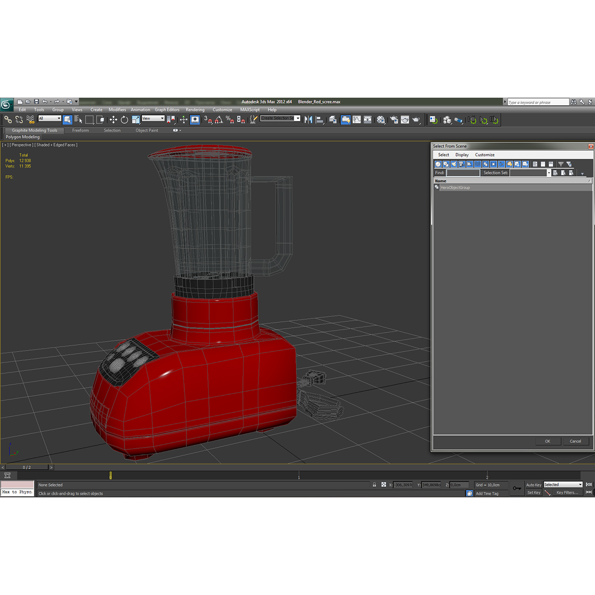 3D Blender Red