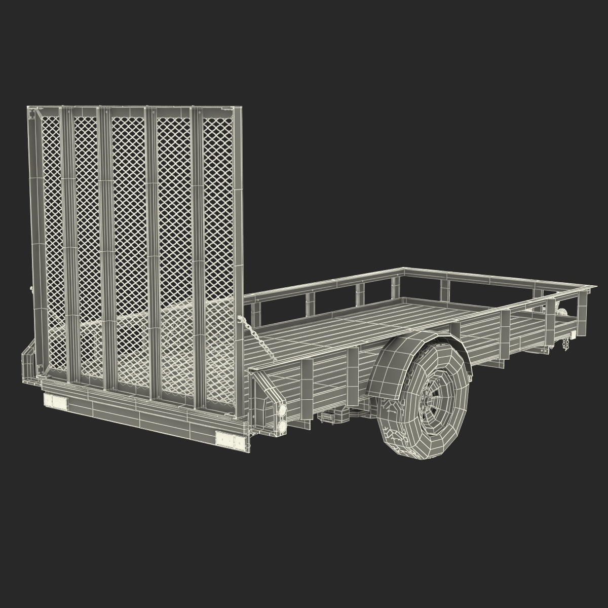 3D model Open Trailer Generic