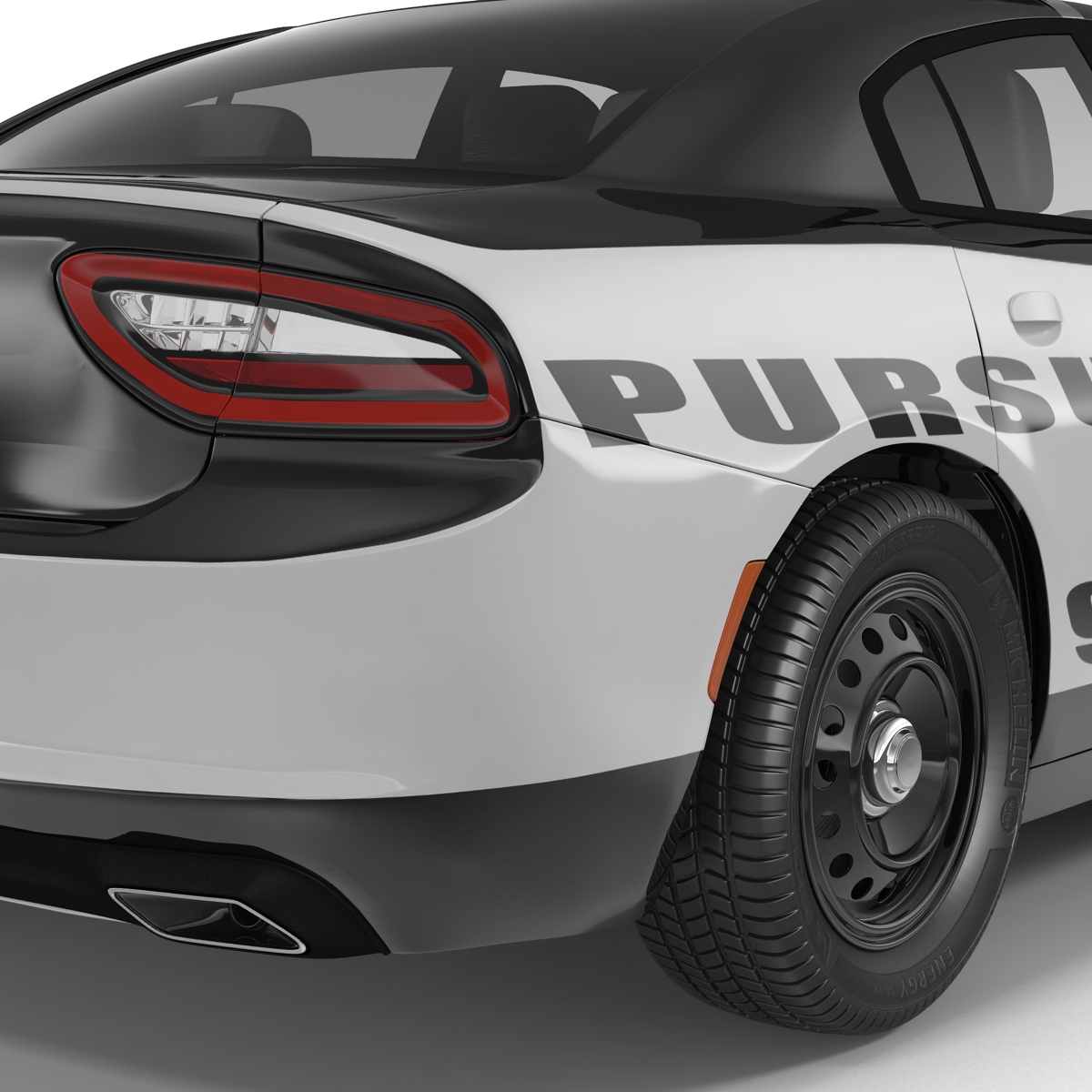 3D model Generic Police Car Rigged