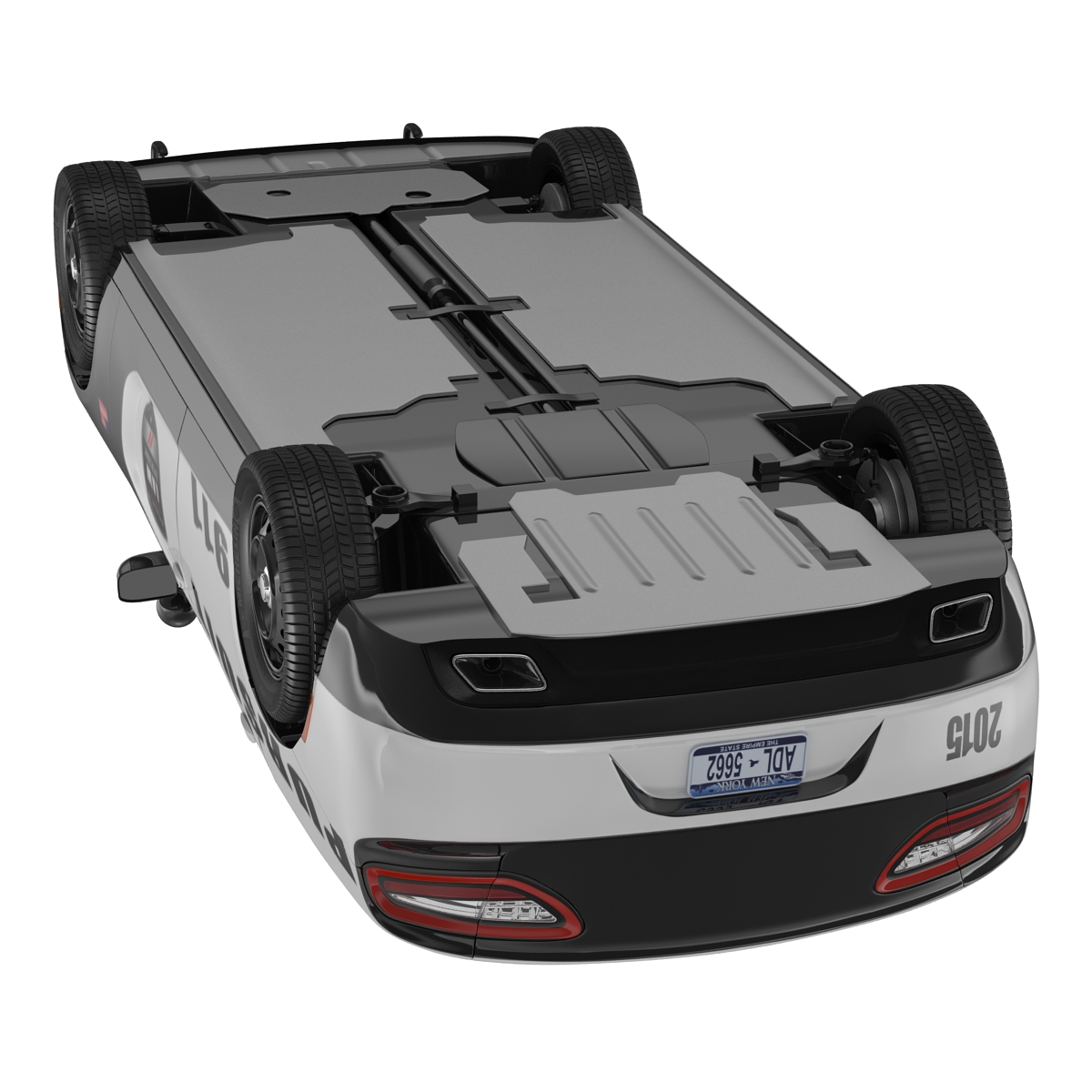 3D Generic Police Car model