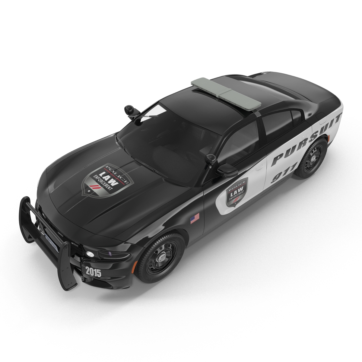 3D Generic Police Car model