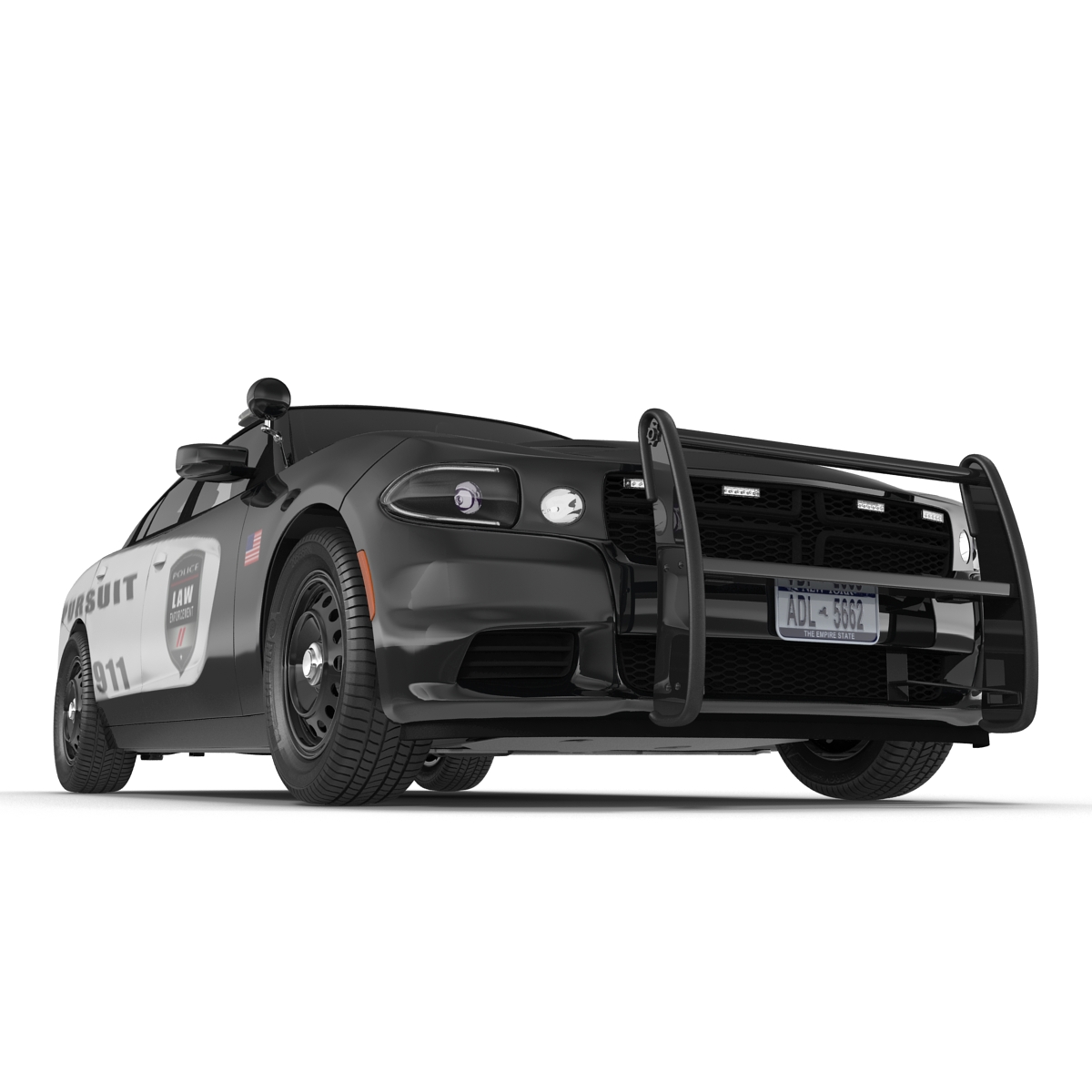 3D Generic Police Car model