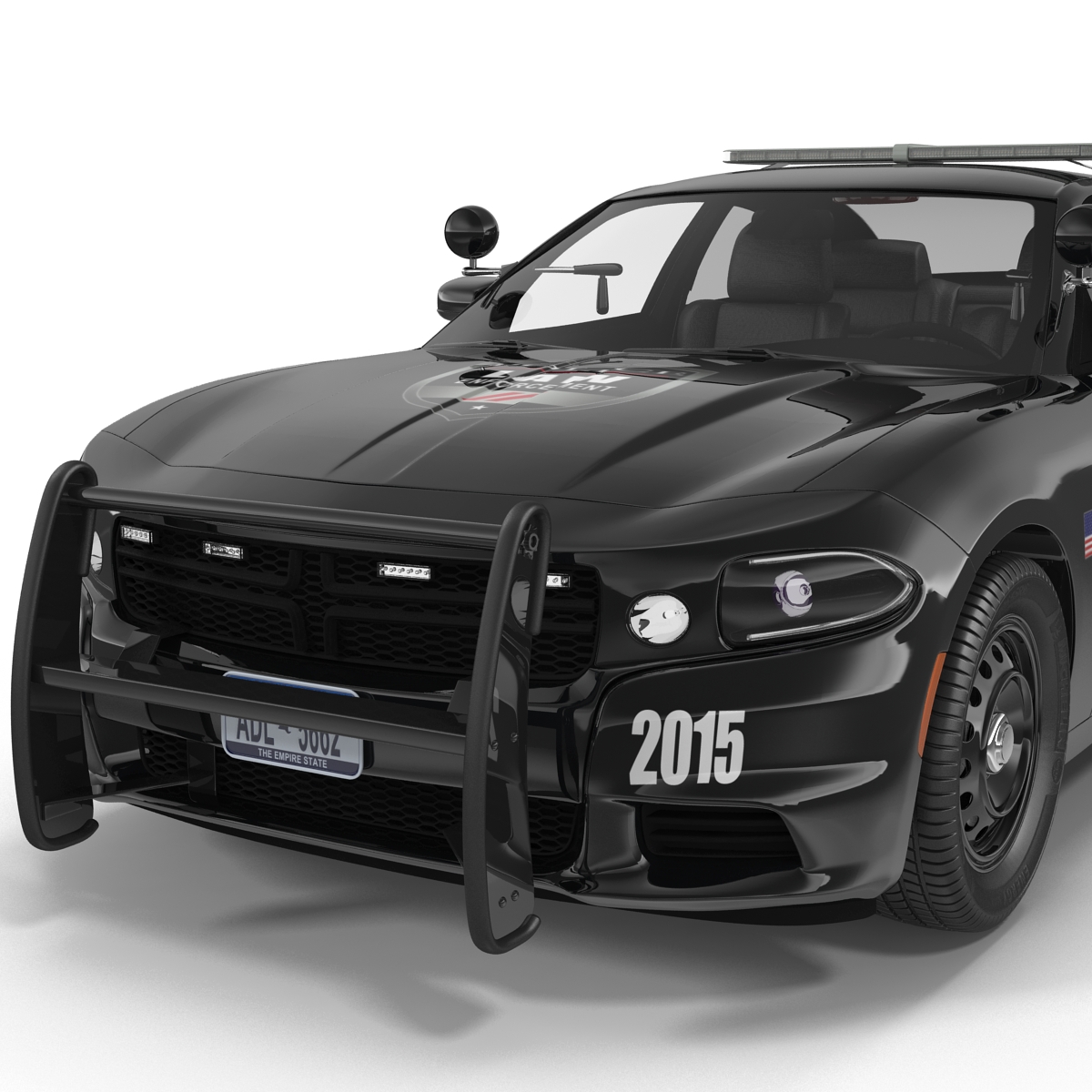 3D Generic Police Car model